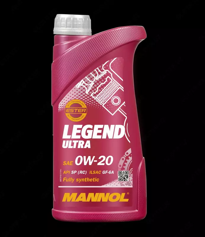 Синтетическое моторное масло Mannol LEGEND ULTRA 0w20 1л.