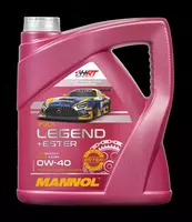  Синтетическое моторное масло Mannol LEGEND+ESTER 0w40 API SM/CF 4л. - 