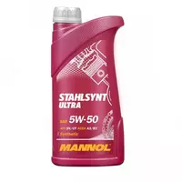  Синтетическое моторное масло Mannol STAHLSYNT ULTRA 5w50 API SN/CF 1л. - 