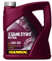  Синтетическое моторное масло Mannol STAHLSYNT ULTRA 5w50 API SN/CF 4л. - 