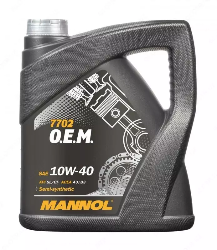 Полусинтетическое моторное масло Mannol 7702 O.E.M. for Chevrolet Opel 10W-40 18л Metal