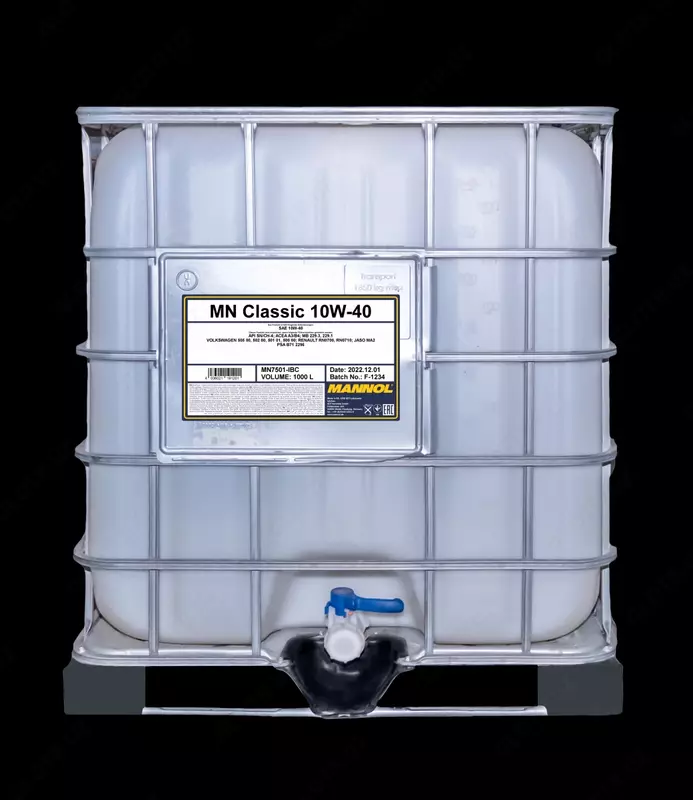  Полусинтетическое моторное масло Mannol CLASSIC 10w40 API SN/CF 1000л. - 