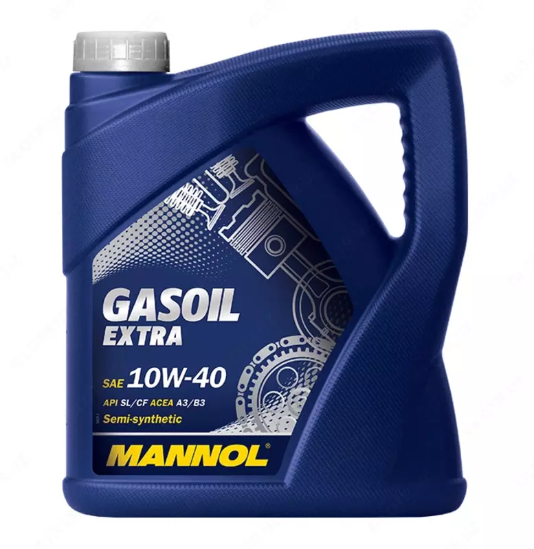 Полусинтетическое моторное масло Mannol GASOIL EXTRA 10W40 API SL/CF 4л.
