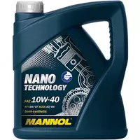  Полусинтетическое моторное масло Mannol NANO Technology 10W-40 API SM/CF 4л. - 