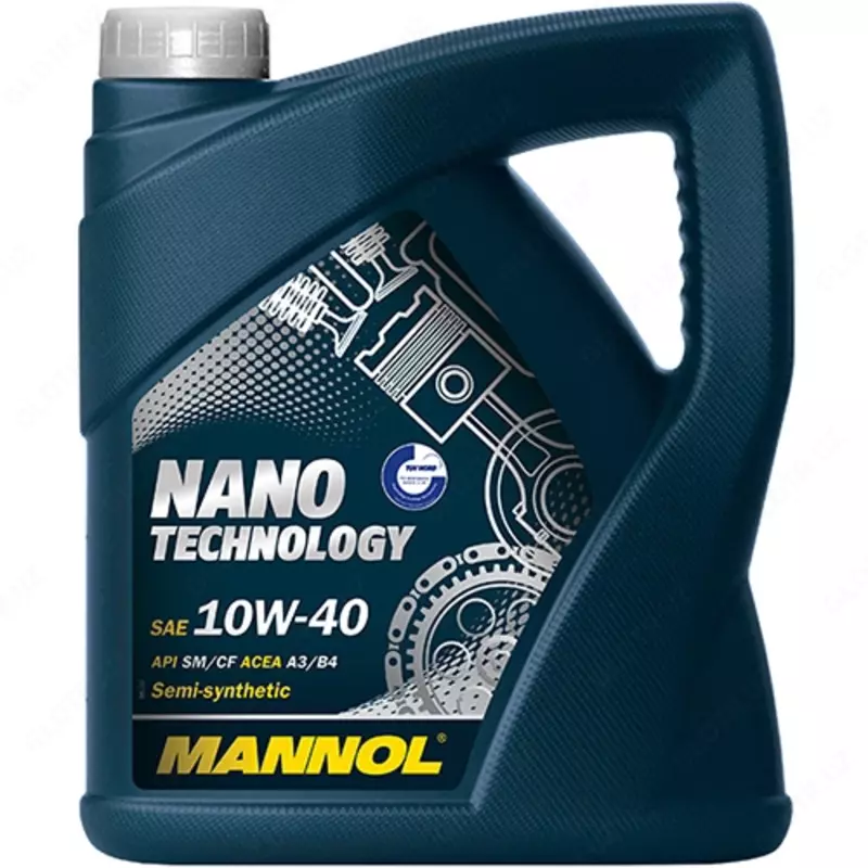  Полусинтетическое моторное масло Mannol NANO Technology 10W-40 API SM/CF 4л. - 