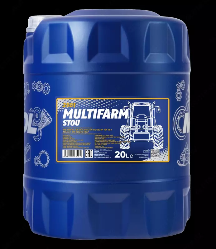 Масла для сельхозтехники Mannol Multifarm Stou 10W30 20л.
