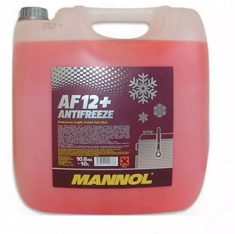 Антифриз Mannol AF12 (красный) 10л.