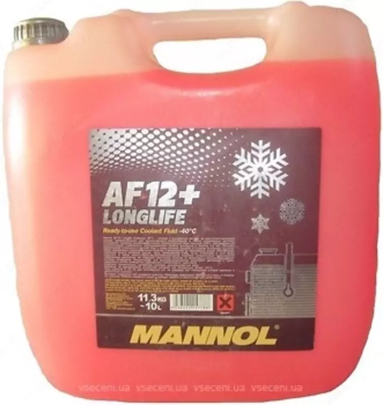 Антифриз Mannol AF12(красный) -40 10л. - 395 160 сум
