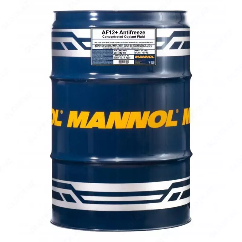Антифриз Mannol AF12(красный) -40 60л. - 3 921 480 сум