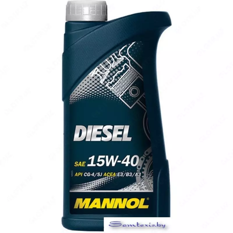 Минеральное моторное масло Mannol DIESEL 15w40 API CG-4/CF-4/CF/SL 1л.