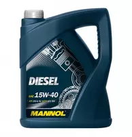  Минеральное моторное масло Mannol DIESEL 15w40 API CG-4/CF-4/CF/SL 5л. - 