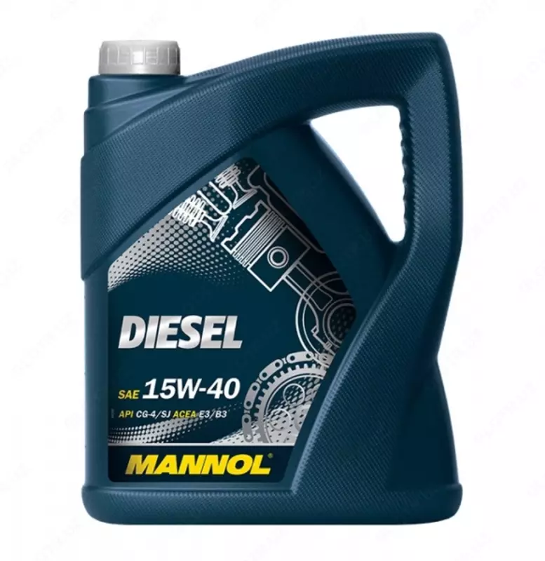  Минеральное моторное масло Mannol DIESEL 15w40 API CG-4/CF-4/CF/SL 5л. - 