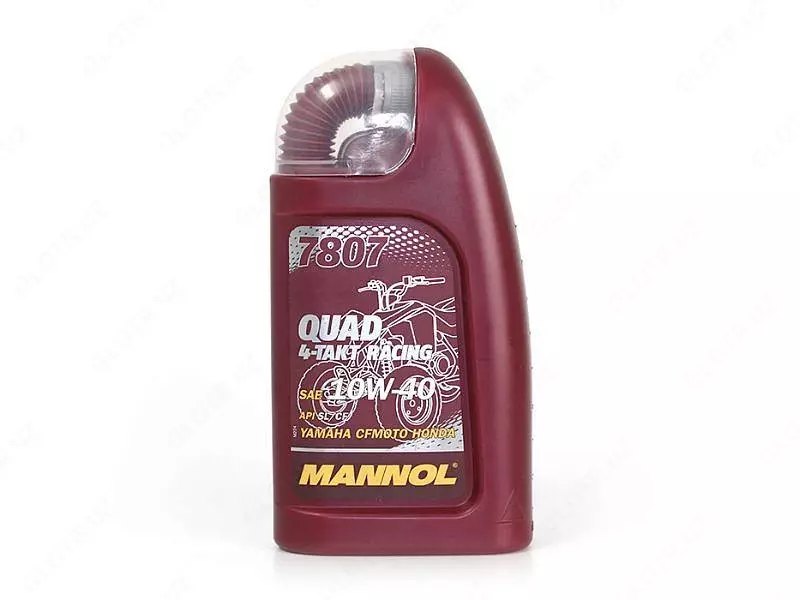 Мотоциклетные масла Mannol 7807 QUAD 4-TAKT RACING SAE 10W-40; API SL/CF 1л.