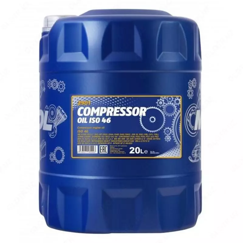  Компрессорное масло Mannol Compressor Oil ISO 46 20л. - 