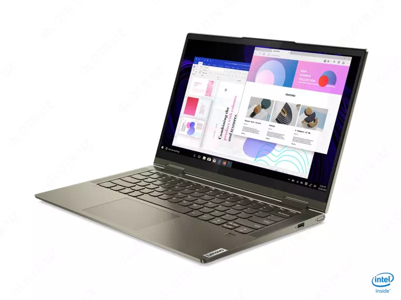 Ноутбук офисный "lenovo yoga 7 14itl5 15-1135g7 16gb 512gb 14"touch