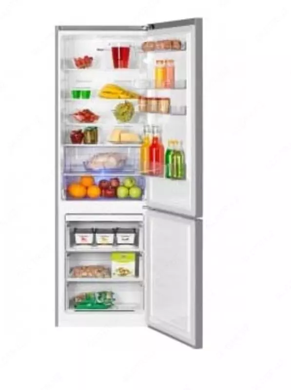 6 400 328.1 сум Бытовой Двухкамерный Холодильник "Веkо RCNK356E20 S" (Серебристый)