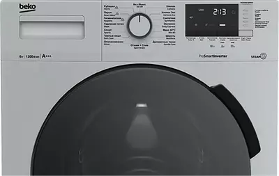 4 441 883.3 сум / шт. Стиральная машина автомат "Веко WSRE 6612 PRSI" 6 кг (Серая)