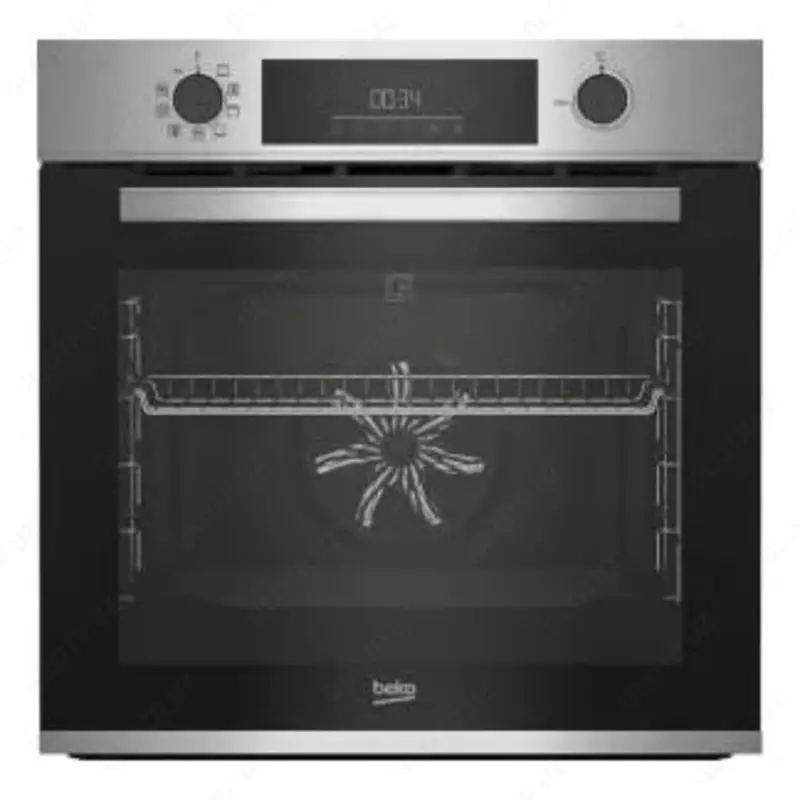 Электрический духовой шкаф "Beko BBIE12300XP" (Серебристый)