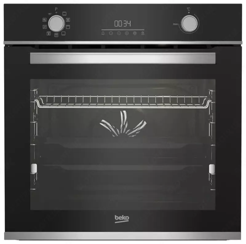 Электрический духовой шкаф "Beko BBIM13300XPSE" (Черный)