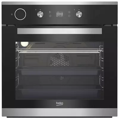 Электрический духовой шкаф "Beko BIS25300XM" (Черный)