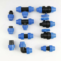 Компрессионные фитинги для полиэтиленовых труб - по запросу