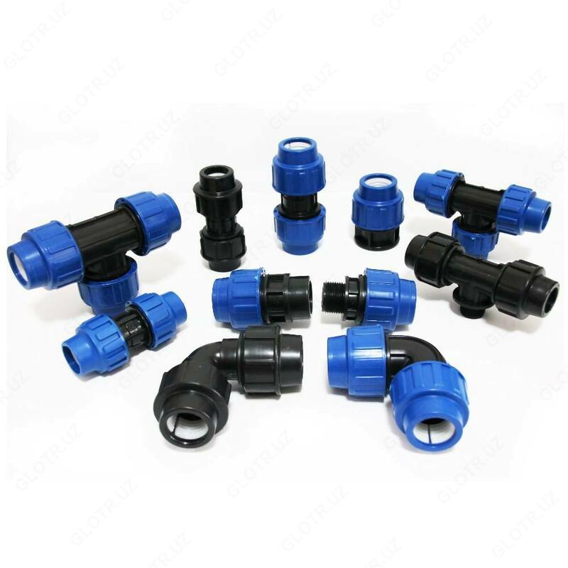 по запросу Компрессионные фитинги для полиэтиленовых труб