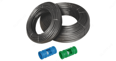 Капельная трубка с встроенными капельницами