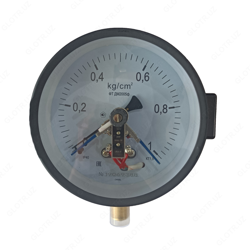 Электроконтактный манометр ДМ2005 М (0...1 кг/см2)