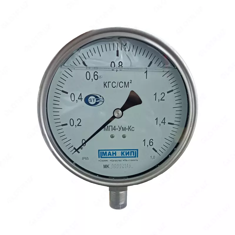 МАНОМЕТР КОРРОЗИОННОСТОЙКИЙ МП4-УМ-КС (0...1