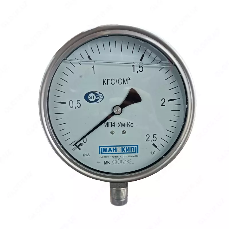 МАНОМЕТР КОРРОЗИОННОСТОЙКИЙ МП4-УМ-КС (0...2