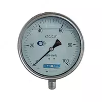 МАНОМЕТР КОРРОЗИОННОСТОЙКИЙ МП4-УМ-КС (0...100 КГ/СМ2)