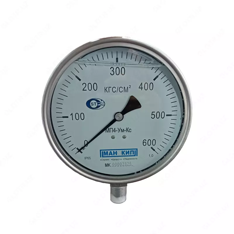 МАНОМЕТР КОРРОЗИОННОСТОЙКИЙ МП4-УМ-КС (0...600 КГ/СМ2)