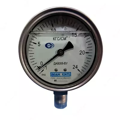 Tebranishga chidamli manometr DA8008-Vu(-1...+24kgf / sm2)