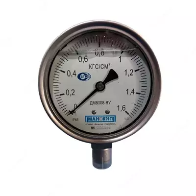 Vibratsiyaga chidamli bosim o'lchagich DM8008-Vu(0-1.6 KGF / sm2)