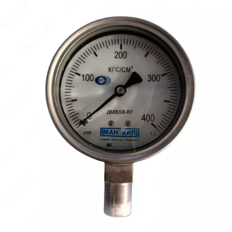 Виброустойчивый манометр ДM8008-ВУ(0-400 кгс/см2)