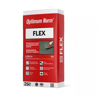 Клей для керамических плиток OPTIMUM NORM - FLEX 25кг Клей для керамических плиток OPTIMUM NORM - FLEX 25кг