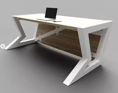 Цена по запросу Письменный офисный стол "Bumerang 2"