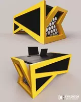 Письменный офисный стол "Mustang"