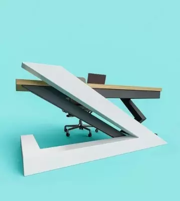 Цена по запросу Письменный офисный стол "Five"