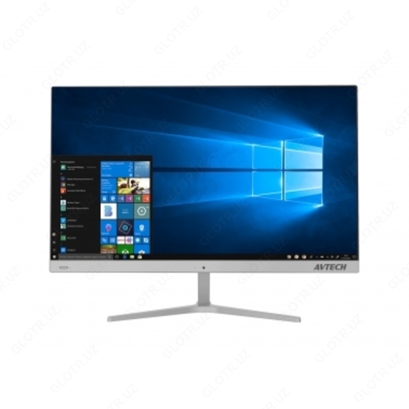 Моноблок AVTECH X5 E7110 (Silver white/Black) IPS 23.8" Full HD