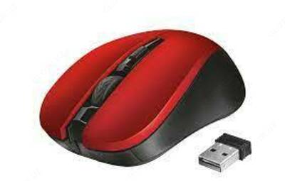 Мышь беспроводная Trust Mydo Silent | Red | 21871