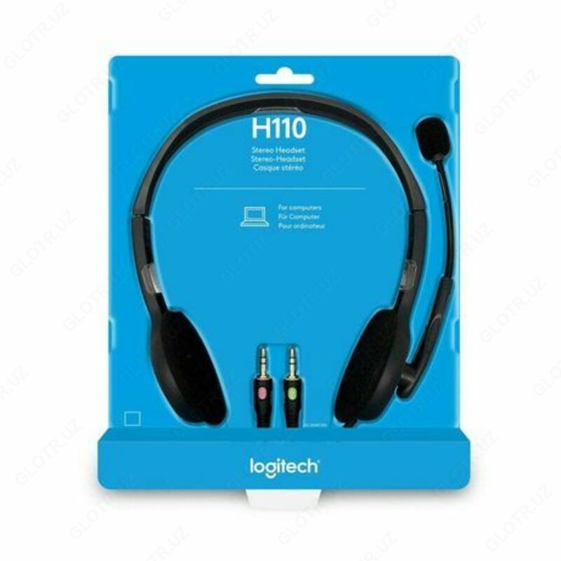 Компьютерные наушники Logitech Stereo Headset H110