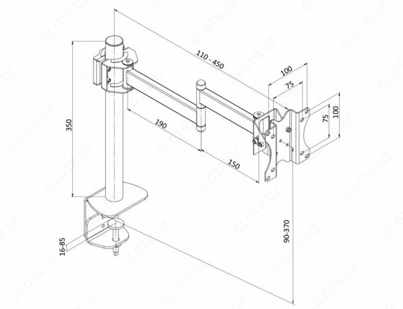 Кронштейн для мониторов KSL DM31T
