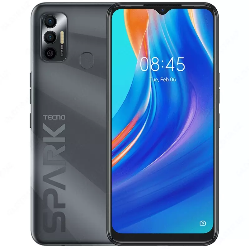 Смартфон Tecno Mobile Spark 7 128 GB (Magnet Black)