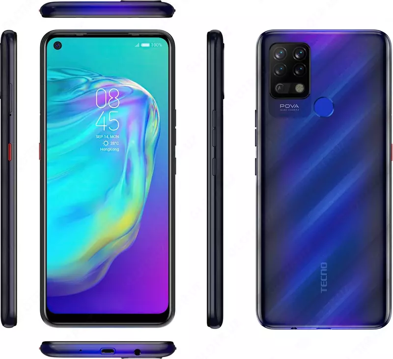 Смартфон Tecno Mobile POVA 128 ГБ (синий)