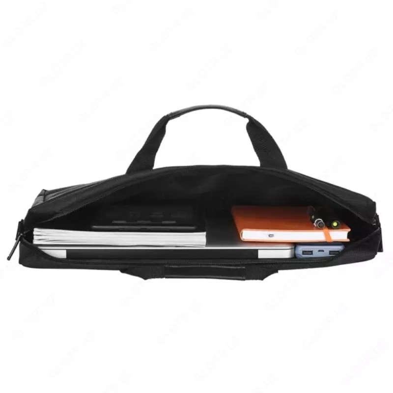 2e Laptop sumkasi, Officeman 16", qora