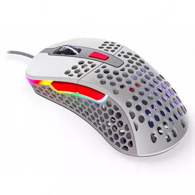 Мышь игровая Xtrfy M4 RGB | Glossy Gray