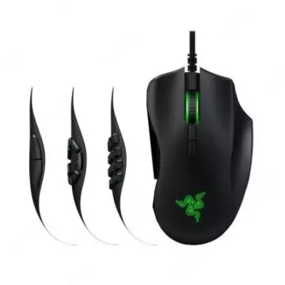 O'yin sichqonchasi Razer naga Trinity I USB I RGB I qora