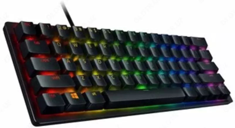 O'yin klaviaturasi Razer Huntsman Mini I Purple Switch I USB I US I RGB I Black