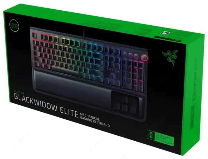 Игровая клавиатура Razer BlackWidow Elite | Razer Green | RUS-ENG